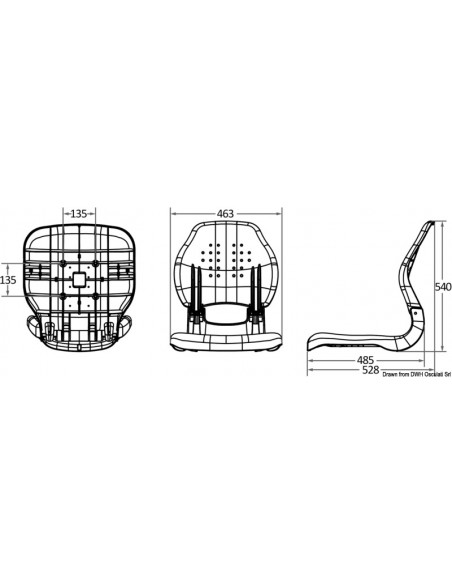 Sedile ergonomico Sirocco