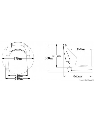 Sedile anatomico De Luxe