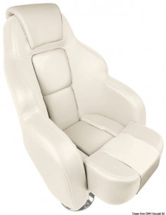 Sedile anatomico imbottito con flip up 3090