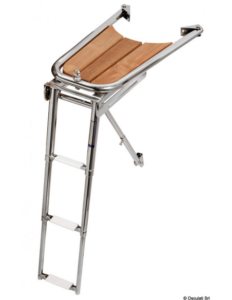 Delfiniera con scaletta telescopica 2 e 3 gradini