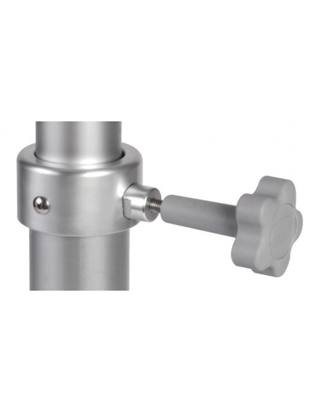 Gamba tavolo tritelescopica in alluminio