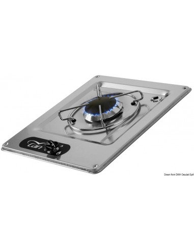 Piano cottura ad incasso in acciaio inox