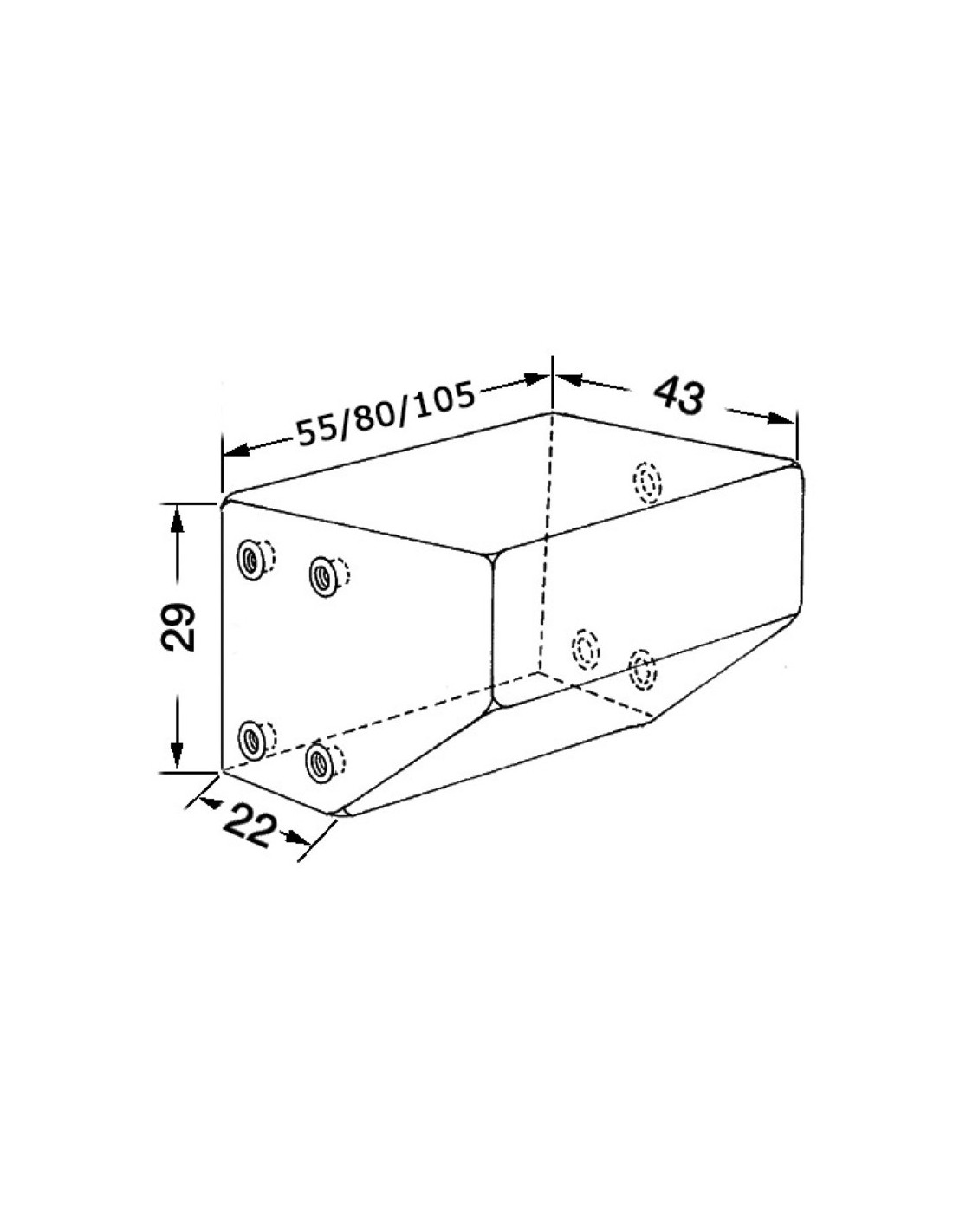Serbatoio Acqua Osculati 47 Litri | Serbatoio Rigido Per Acqua Dolce | Per Barche E Camper