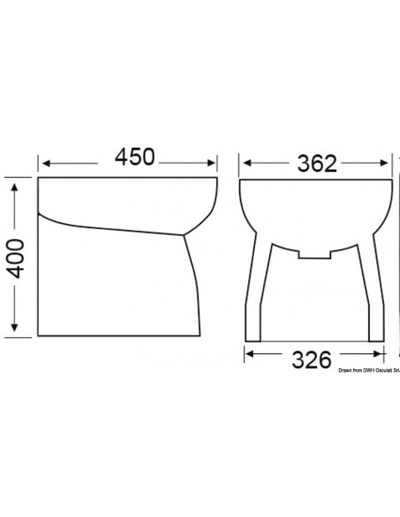 Bidet in ceramica SERIE SILENT