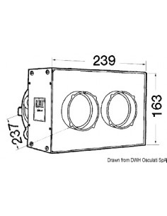 Riscaldatore centralizzato HEATER CRAFT a due uscite