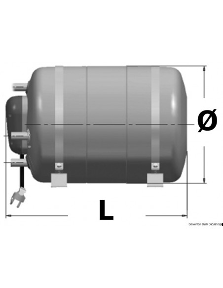 Scaldabagno ISOTEMP INDEL WEBASTO MARINE - Serie SPA