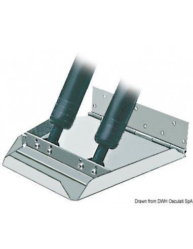 Coppia flap serie HS per scafi oltre 40 nodi