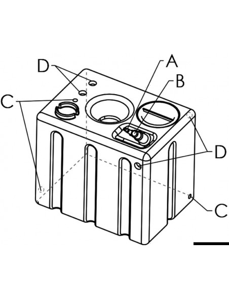 Serbatoio rigido modulare per acqua potabile Serbatoio rigido modulare per acqua potabile