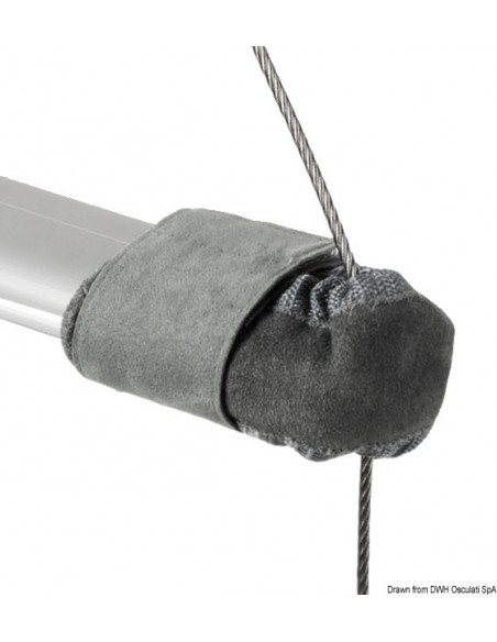 Copricrocette in pelle naturale