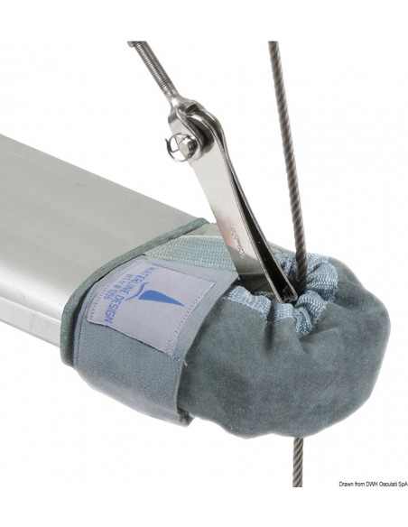 Copricrocette in pelle naturale