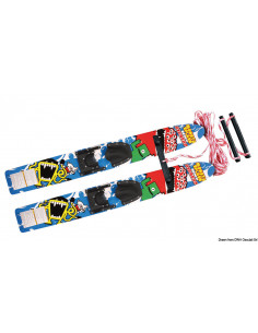 Sci nautici AIRHEAD Monsta Splash Trainer Skis in legno trattato