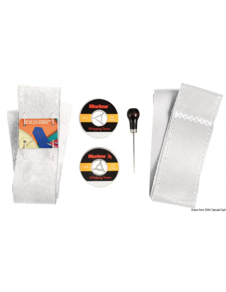 Kit per ricoprire le ruote dei timoni in pelle