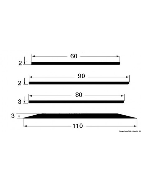 Piattina salvachiglia o come bordo laterale in EPDM