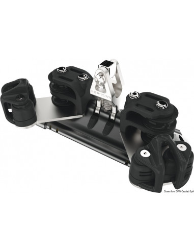 Carrello LEWMAR Randa su sfere in torlon NTR