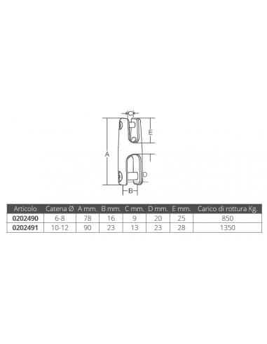 GIUNTO FISSO INOX 316