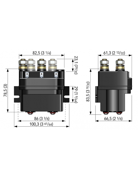 TELERUTTORE 4 TERMINALI
