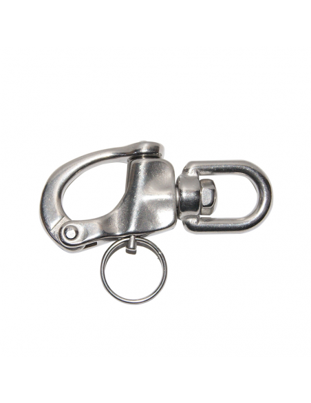 MOSCHETTONE SPINNAKER CON OCCHIO GIREVOLE INOX 316