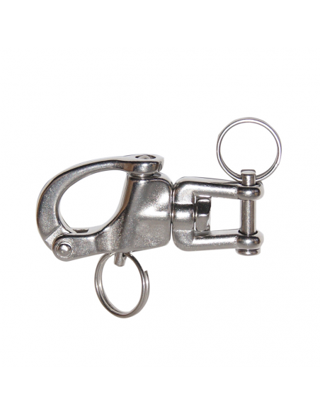 MOSCHETTONE SPINNAKER CON GRILLO GIREVOLE INOX 316 MOSCHETTONE SPINNAKER CON GRILLO GIREVOLE INOX 316