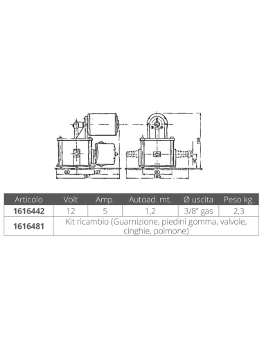 POMPA AUTOCLAVE PK 10P