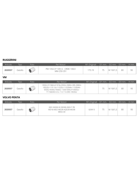 FILTRO GASOLIO MULTIMARCA