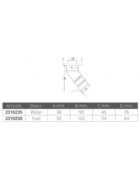 TAPPO IMBARCO INCLINATO