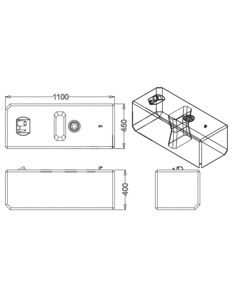 SERBATOIO CARBURANTE LT.160