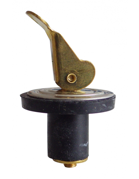 TAPPI ESPANSIONE IN OTTONE E GOMMA