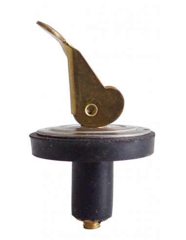TAPPI ESPANSIONE IN OTTONE E GOMMA