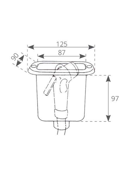CONTENITORE PORTA DOCCIA IN PVC CONTENITORE PORTA DOCCIA IN PVC