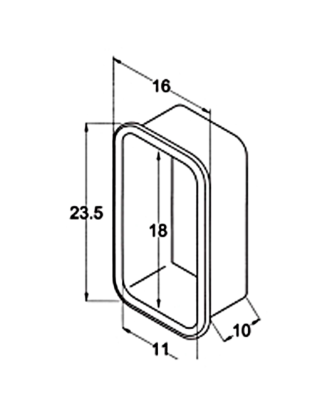 NICCHIA IN ASA CON SPORTELLO