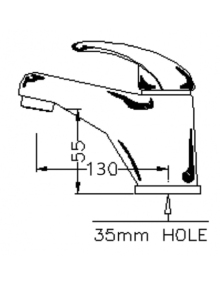 RUBINETTO MISCELATORE LAVABO