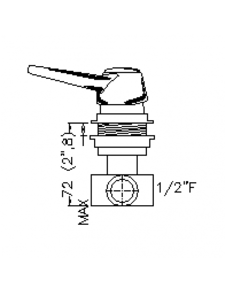 RUBINETTO MISCELATORE PER DOCCIA