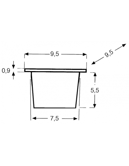 CONTENITORE PER MISCELATORE CONTENITORE PER MISCELATORE