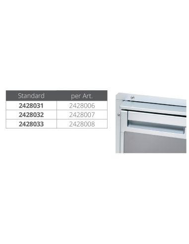 TELAIO STANDARD PER FRIGORIFERI CRX