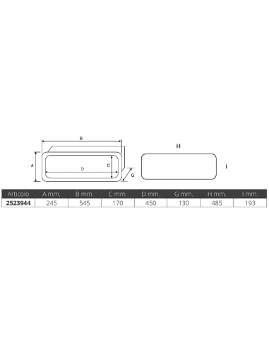 TASCA PORTAOGGETTI MM.545X245X130P