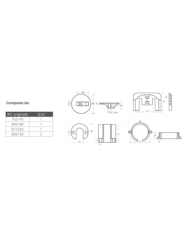 KIT ANODI PER MERCRUISER BRAVO I