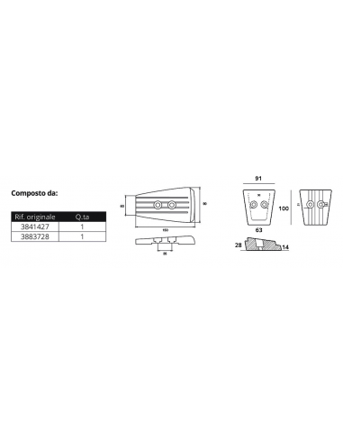 KIT ANODI PER VOLVO SX-A/DPS