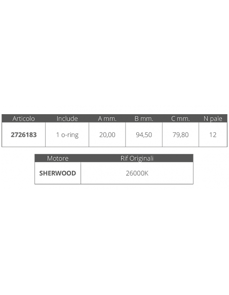 GIRANTE SHERWOOD 26000K