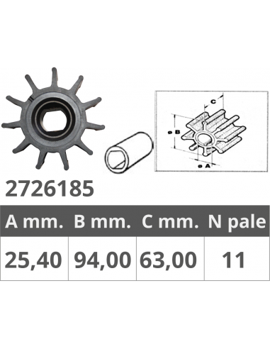 GIRANTE JONHNSON RIF.OR.09-838S