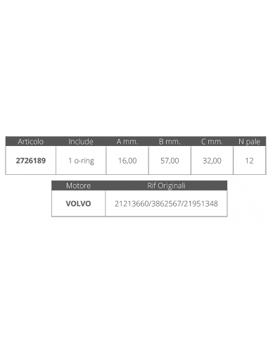 GIRANTE VOLVO 21213660/3862567