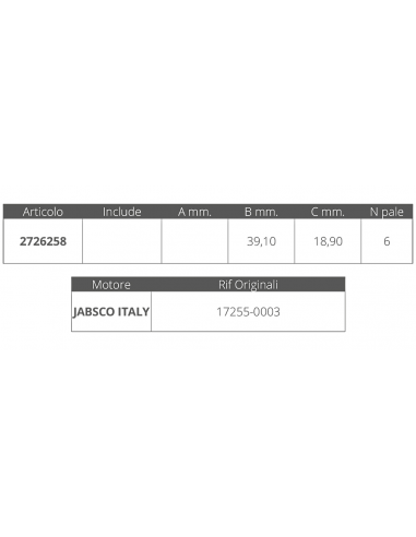 GIRANTE JABSCO 17255-0003