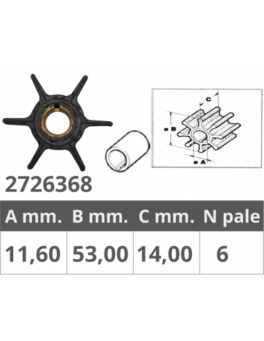 GIRANTE YAMAHA/SELVA 4T 6-8 HP