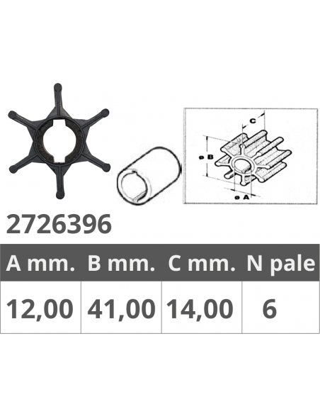 GIRANTE TOHATSU RIF. OR.3C7-65021-2 GIRANTE TOHATSU RIF. OR.3C7-65021-2