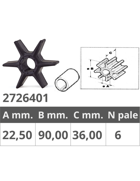 GIRANTE YAMAHA RIF.OR.6CE-44352-00