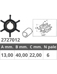 GIRANTE YAMAHA-MERCURY 2/4T 8-15 HP