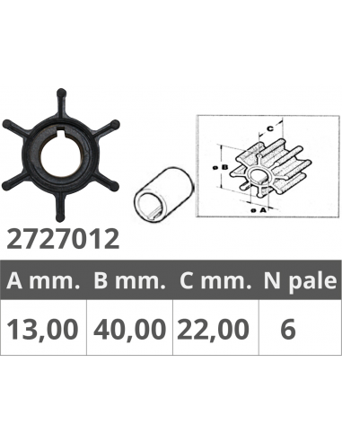 GIRANTE YAMAHA-MERCURY 2/4T 8-15 HP