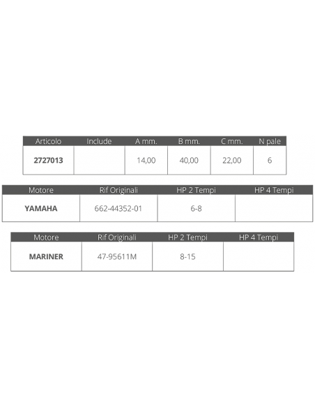 GIRANTE YAMAHA-MARINER 2T 6-15 HP