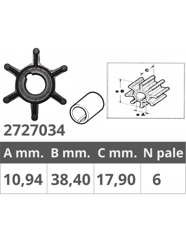 GIRANTE JOHNSON/EV. 2T 1,5-2-4-6 HP