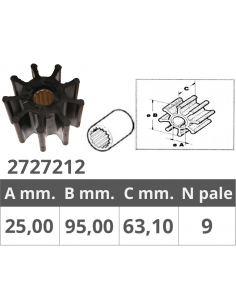 GIRANTE ORIGINALE JABSCO 836-0001-0003