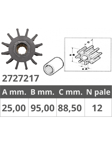 GIRANTE ORIGINALE JABSCO 17936-001/21676-0001/21676-0003